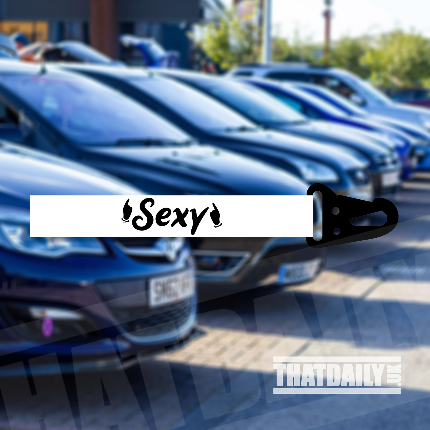 Sexy Flight Tag Keychain