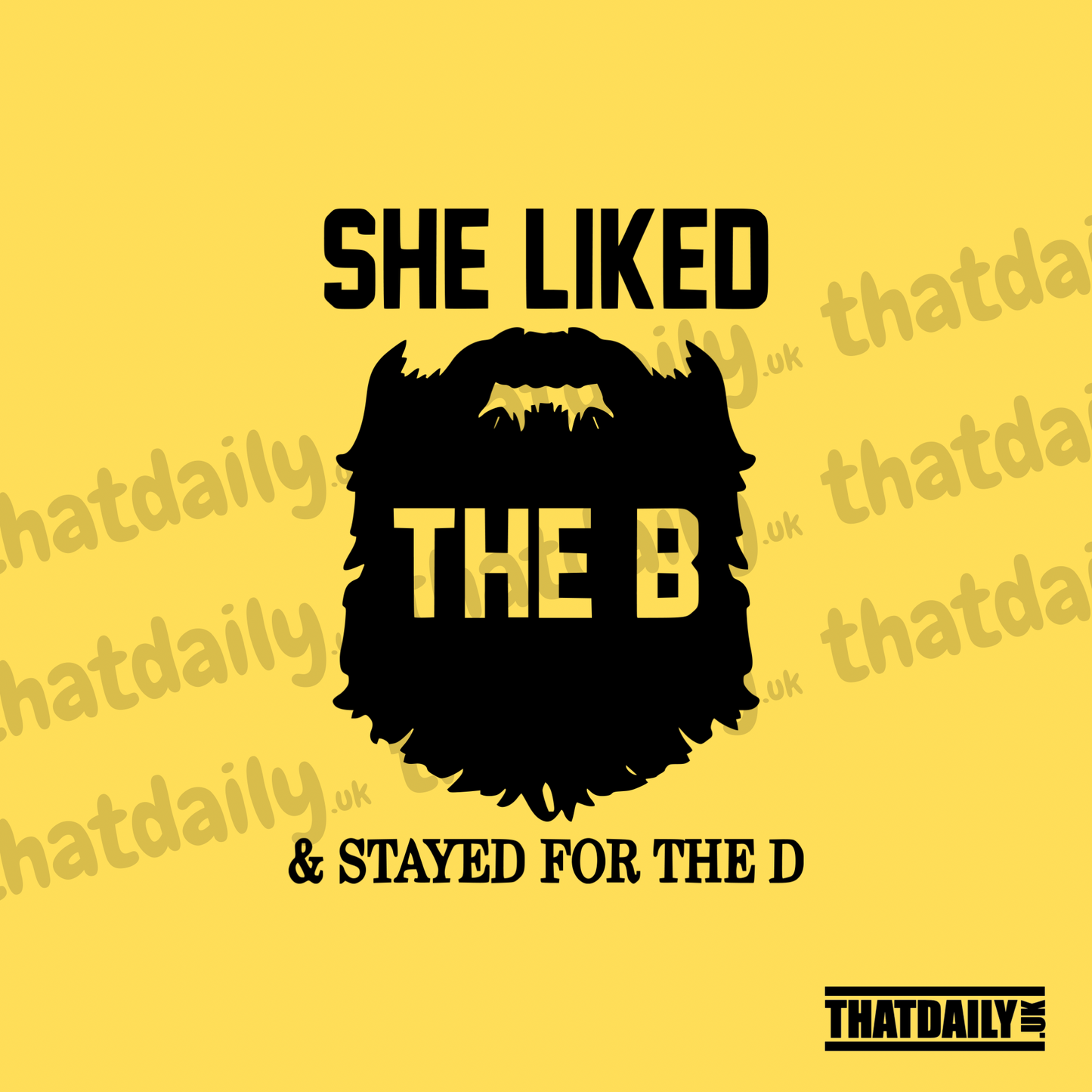 She Liked the B So Stayed for the D