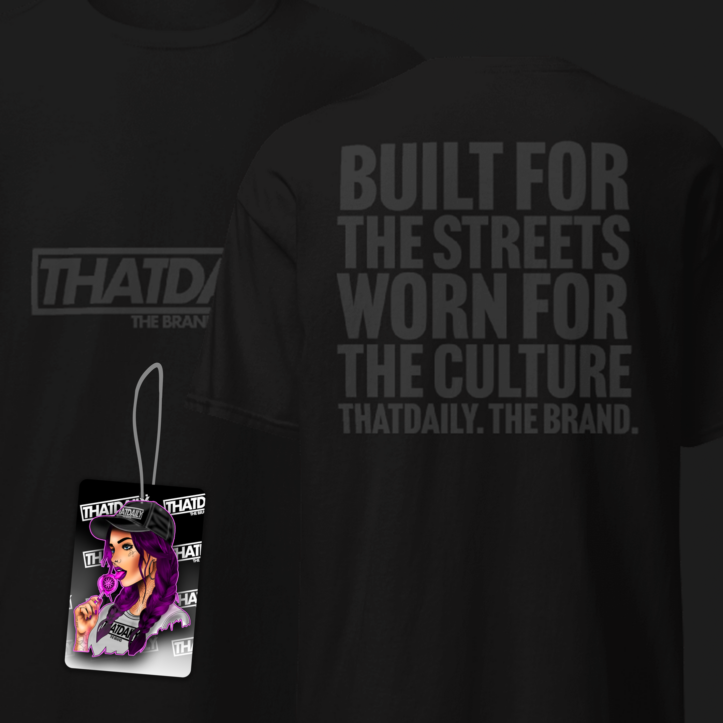 Blackout Edition Tee and Air Freshener Bundle