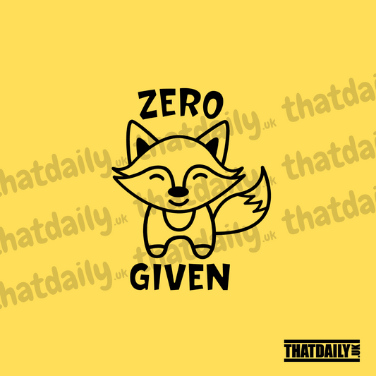 Zero Fox Given